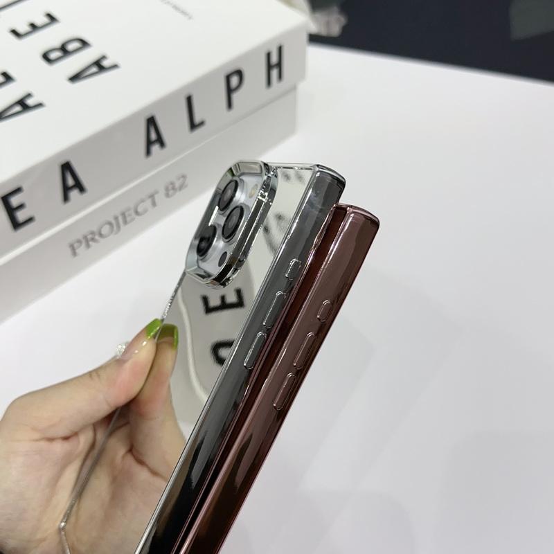 Однотонный тонкий глянцевый чехол для телефона iPhone 16 Pro Max 15 14 Pro 13 12 11 TPU мягкий противоударный защитный бампер для объектива