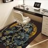 1pc. Fantasy Viking Warrior Rug - Home Decorative Carpet for Office Chair Cover, Outdoor Mat Gift with Bloody Skulls and Axes Design