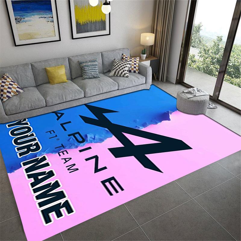 Custom Name Alpine Carpet Rug for Living Room Bedroom Home Sofa Decoration,Kids play Non-slip Floor Mat