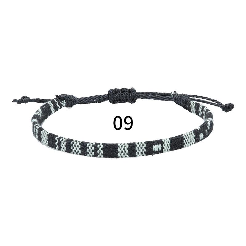 1 шт. Браслет из хлопка в стиле бохо, экологически чистый браслет дружбы