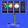 Светодиодная RGB музыкальная звуковая световая панель Bluetooth-совместимое управление приложениями Регулируемая яркость Музыкальный ритм