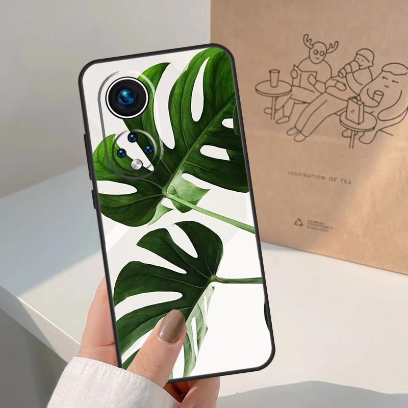 Листья Монстера Зеленый Для Honor Magic 8 Pro 7 6 5 Lite Чехол Для Honor Win RT 200 400 50 70 90 X8b X9a X9b X9c X9d