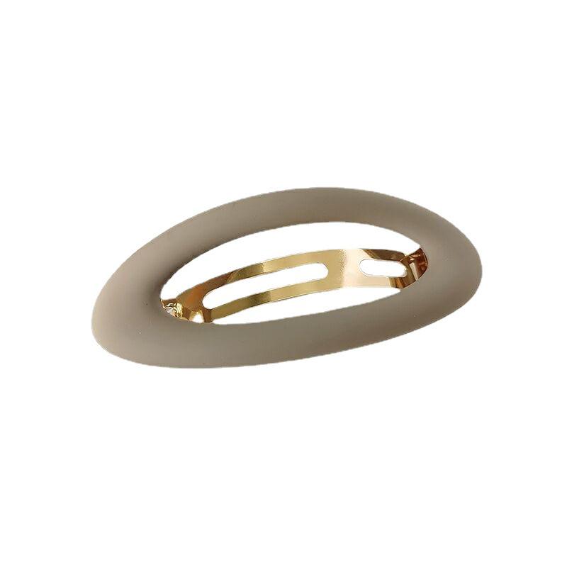 Минималистичная матовая заколка-краб для волос для девочек - Универсальная и стильная корейская боковая заколка