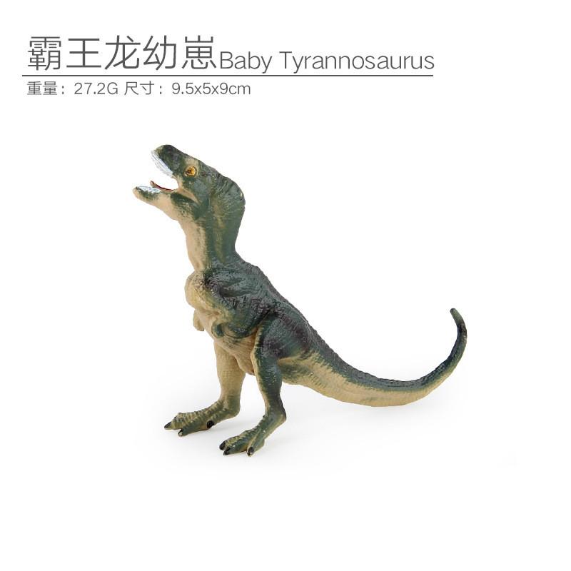 Detailed Jurassic Dinosaur Figurines Set Pvc T-rex Raptor Forest Playset For Children