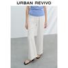 UR Women's Off-White Flared Casual Long Pants