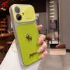 Милый пони Стекло Большое окно Чехол из личи-кожи для iPhone 17 16 15 14 Pro Max iPhone 13 Ударопрочный Бронированный Бампер Покрытие