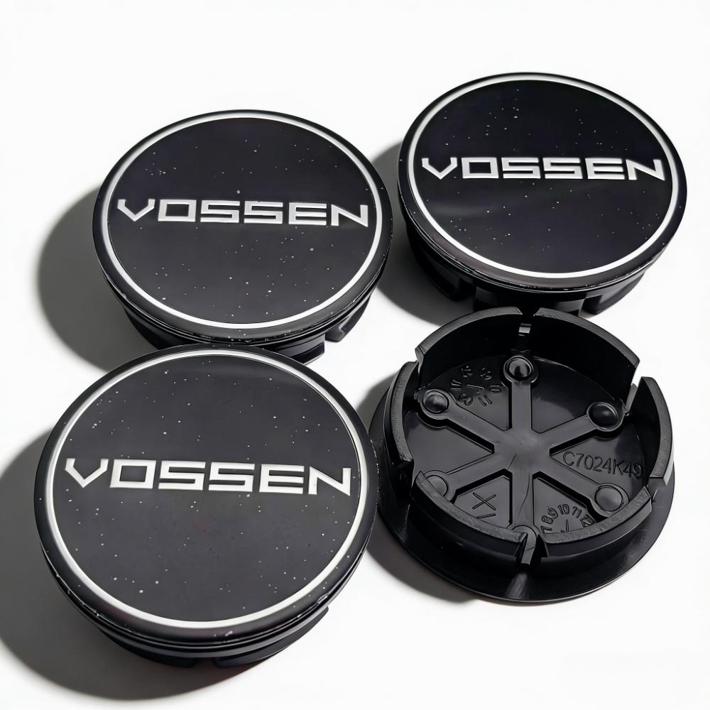 4pcs VOSSEN Logo Emblem Badge Car Wheel Center Caps 48MM 42MM Wheels Hub Cap Rim Hubcaps Cover Replace Car Accessories for Fait
