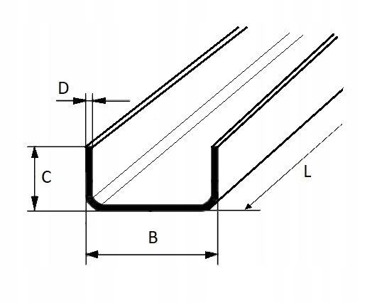 Steel Channel Z/ 50X30X3 Length 1000Mm (100Cm)