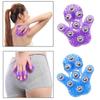 1PC Roller Ball Body Massage Glove 9 Roller Muscle Pain Relief Relax Anti-Cellulite Massager For Hand Neck Back Shoulder Buttocks Health Care