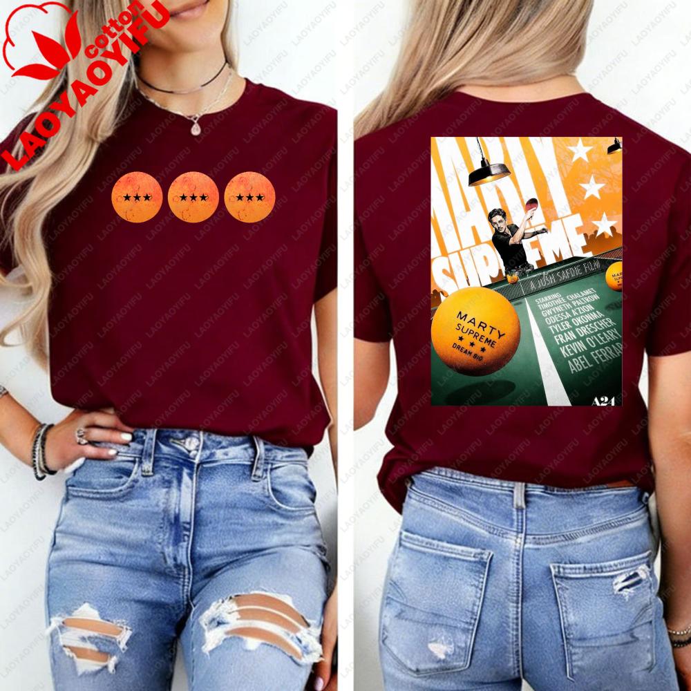 Marty Supreme Timothe Chalametunisex Tshirt Ultimate Pickleball Showdown Unleash Power of The Court with This Crossover Tee