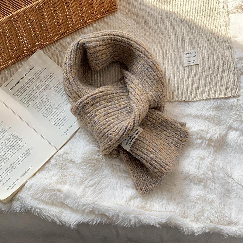 Шарф женский зимний высококлассный новый легкая роскошь Анжела красный вязаный шарф шарф