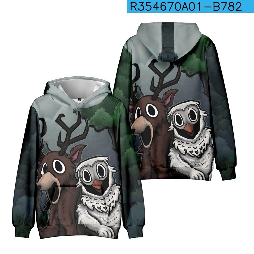 99 Nights In The Forest 3D Game Hoodie Adult Kids Unisex Graphic Pullover For Gamers Teens Children's Halloween Party Cozy Gift
