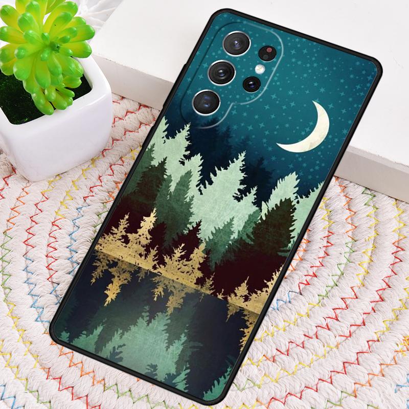 Star Lake Mountain TPU Phone Case For Samsung Galaxy note 10 pro S26 S25 S24 S23 S22 Ultra Plus S21 FE S20 Shockproof Cover