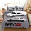 3D Печать Initial D Ae86 Коллекция Постельного Белья Пододеяльник Коллекция для Кровати Пододеяльник Наволочка Одеяло Размер King Queen Постельное Белье для Мальчиков и Взрослых