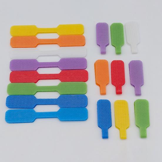 32 шт. Письменные кабельные хомуты Бирки для шнуров Яркий цвет Многоразовые Компактные Портативные Шнур