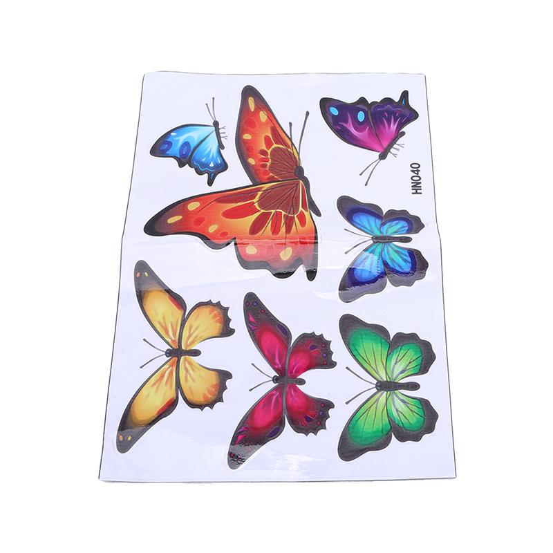 Color Gradient Butterfly Car Waterproof Sticker