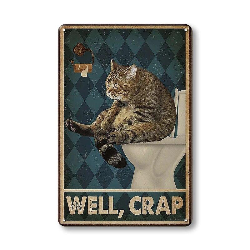 Винтажные металлические плакаты с черным котом, жестяная вывеска, мой Господь, настенные панно, забавные украшения, настенная живопись, модный стиль, домашний железный декор