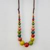Simple Ceramics Beaded Necklace Choker Bohemia Ceramic Necklace Ethnic Style Necklace  Holiday