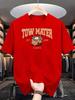 Oversized Disney Cars McQueen Printed Tshirt Men and Women Cotton 2026 Summer Parent Child Top Street Fashion Casual Trend