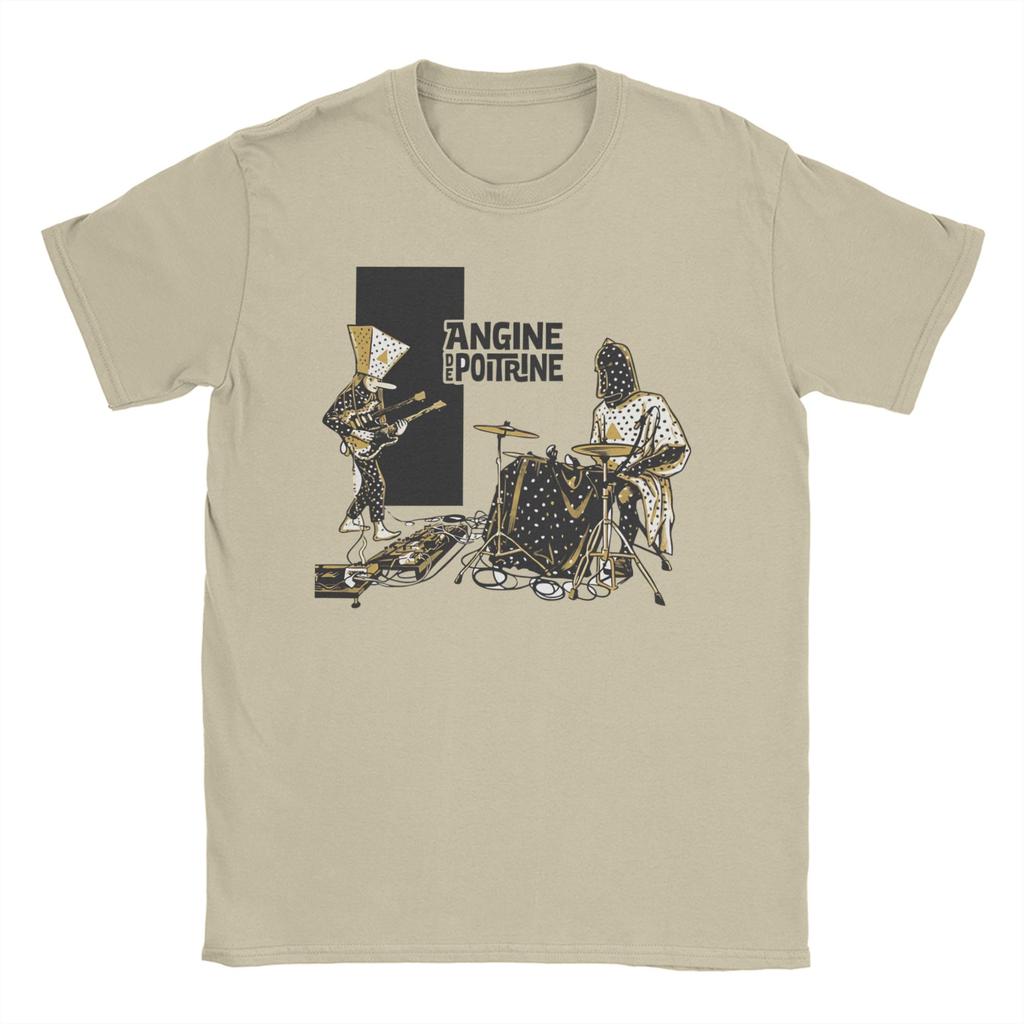 Unisexs Unisexs Angine De Poitrine Rock Band T Shirt Pure Cotton Fashion TShirt Clothing Outfits