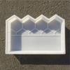 DIY Garden Fence Cement Brick Mold Plastic Guardrail Bed Side Stone Model  Pave Making
