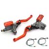 22mm 7/8 Motorcycle Handlebar Master Cylinder Levers  Brake Hydraulic Clutch Pump for Honda SH 125 Yamaha Aerox Kawasaki Pitbike
