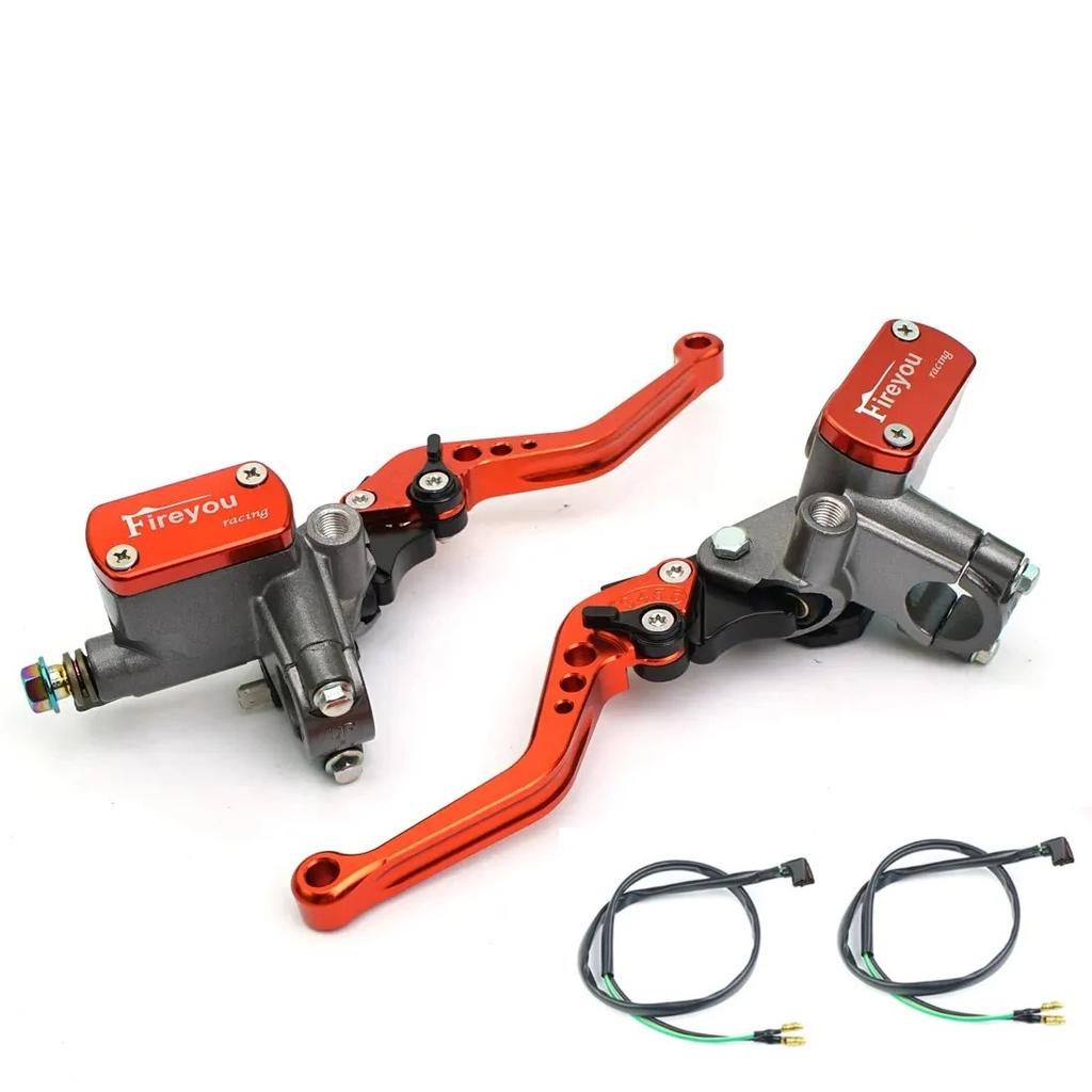 22mm 7/8 Motorcycle Handlebar Master Cylinder Levers Brake Hydraulic Clutch Pump for Honda SH 125 Yamaha Aerox Kawasaki Pitbike