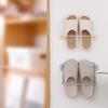 Space-saving Storage Organizer Wall Mount Hanging Holder Shoe Stand Shoes Rack Slippers Shelf
