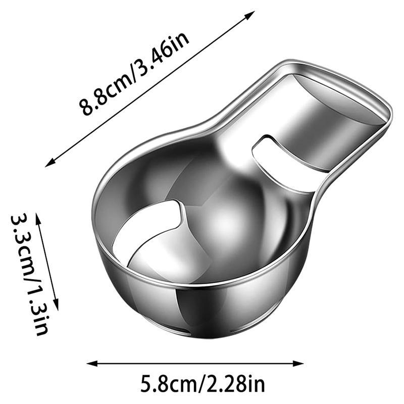 Сепаратор яичного белка, инструменты из нержавеющей стали, фильтр для яичного желтка, гаджеты, кухонные аксессуары, делительная воронка, делитель ложки, посуда