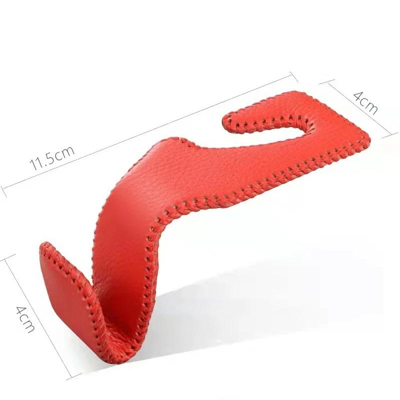 Крючки для подголовников автомобильных сидений Кожаная скрытая спинка Вешалка Держатель для хранения Органайзер Задняя полка для кошельков Сумки Аксессуары для интерьера