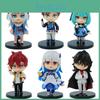 Оптовая продажа игрушек-фигурок виртуальных идолов, 6 стилей 2D-периферийных ПВХ коллекционных фигурок персонажей)