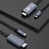 Кабель-адаптер USB Type-C на HDMI 4K для зеркалирования экрана телефонов, планшетов, компьютеров и игровых приставок