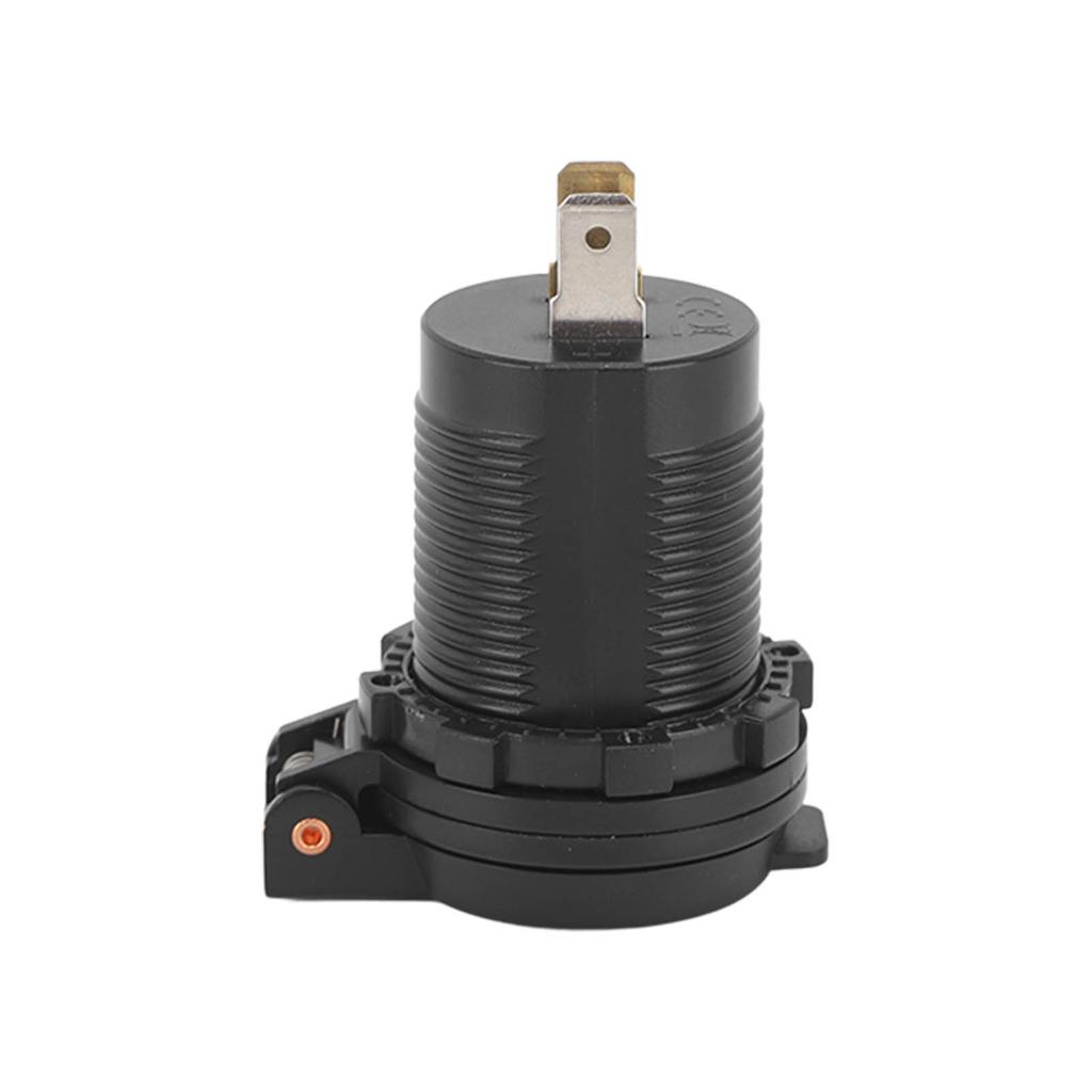Автомобильное зарядное устройство с пружинной крышкой, два порта USB Type C QC3.0, водонепроницаемый адаптер зарядного устройства IP66 для