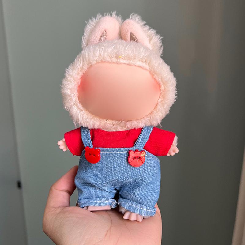 Комплект одежды для плюшевой игрушки 17 см, плюшевый винил, стильный наряд, одежда, спортивный костюм для отдыха, аксессуары для наряда