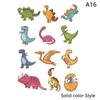 1 лист 3D динозавр временные татуировки для мальчиков девочек детей поддельные татуировки T-Rex наклейка маленький динозавр вечеринка сувениры татуировки