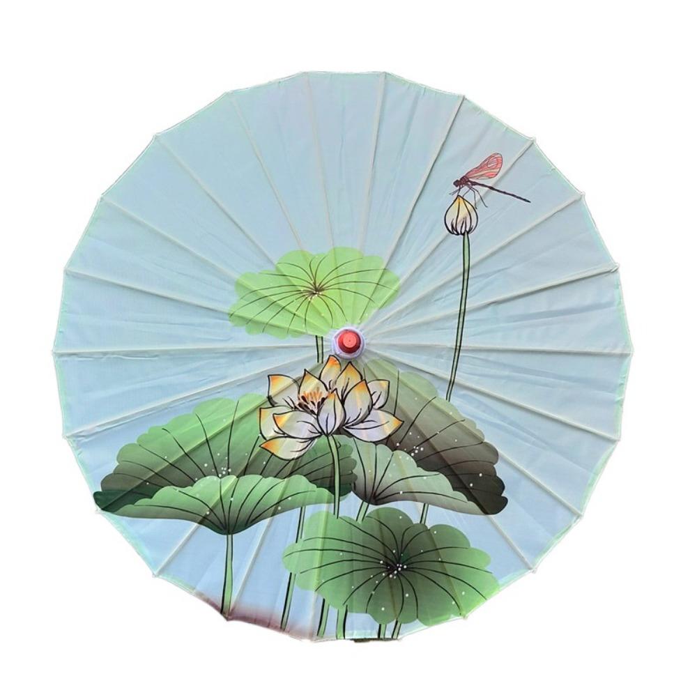 Waterproof Silk Cloth Women Umbrella Rain Proof Costume Parasol Flower Oil Paper Umbrella Party