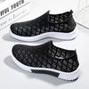 2025 New Summer Cloth Shoes Flat Hollow Women's Net Shoes Sports Shoes Casual Shoes Comfortable Flat Shoes