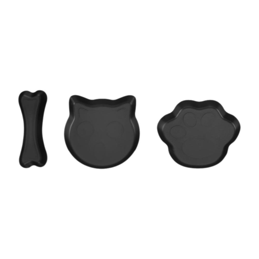 3pcs Earphone Key Organizer Kitten Jewelry Tray Jewelry Storage Plate for Rings and Earrings