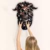 Horned-God  Hanging Door Knocker Heavy Duty Gothic Doorknocker Wall Decor