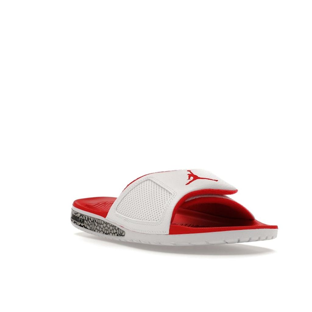 Унисекс сандалии Air Jordan Hydro 3 Fire Red Белый/Огненно-красный/Огненно-красный/Технический серый 854556-116