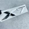 3D ABS Chrome Black Logo X7 Emblem Letters Namplate Sticker Car Rear Trunk Badge For L5X7 G07 Decal Auto Styling Accessories