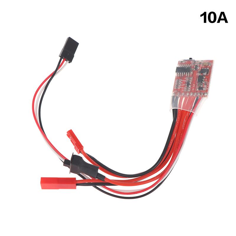 New Micro ESC 10A 15A 20A 30A Brushed ESC RC ESC Electric Speed Controller For DIY Mini 1/16 1/18 1/24 RC Car Boat Tank W/Brake
