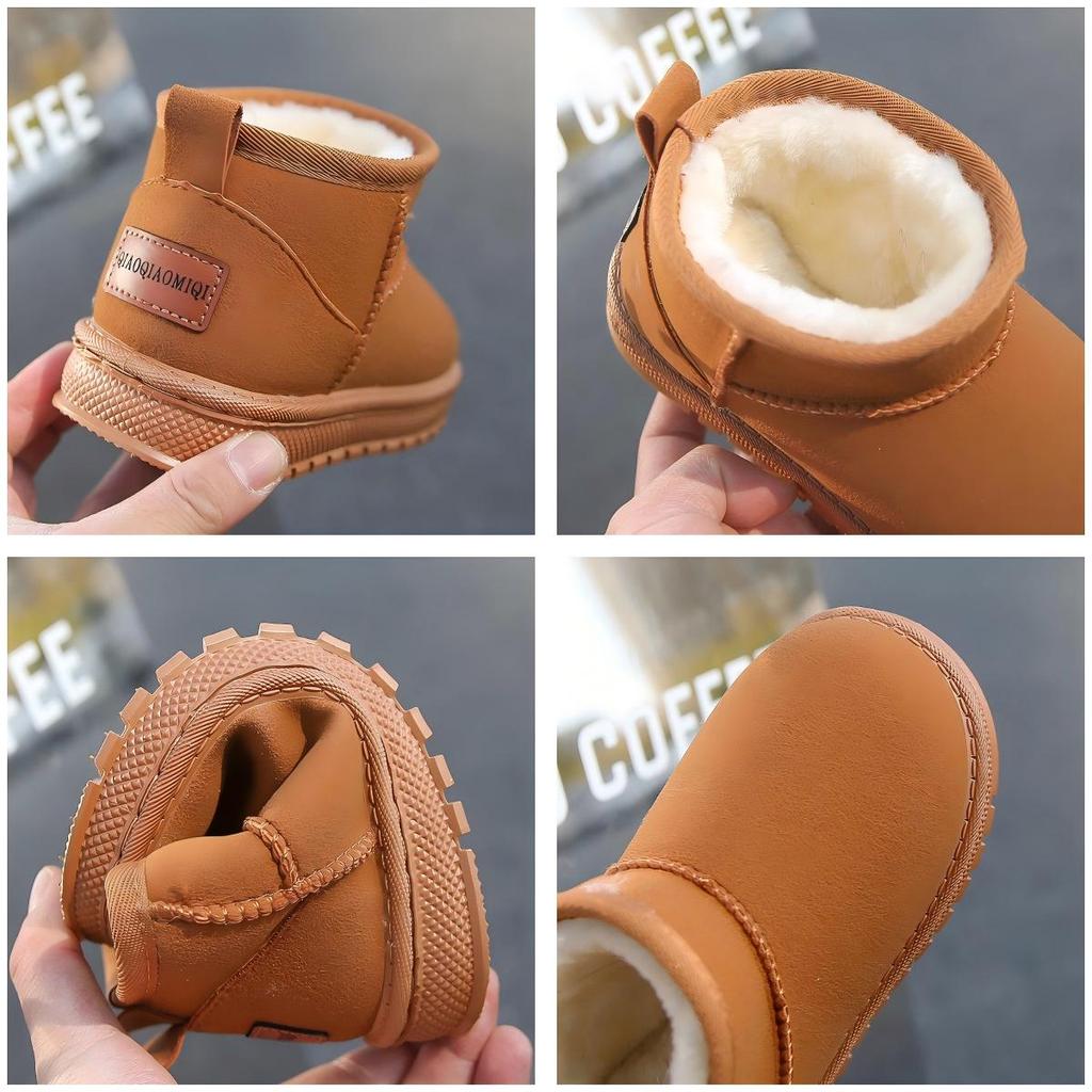 Kids' 2025 Winter Slip-on Snow Boots - Classic Fashion for Boys and Girls