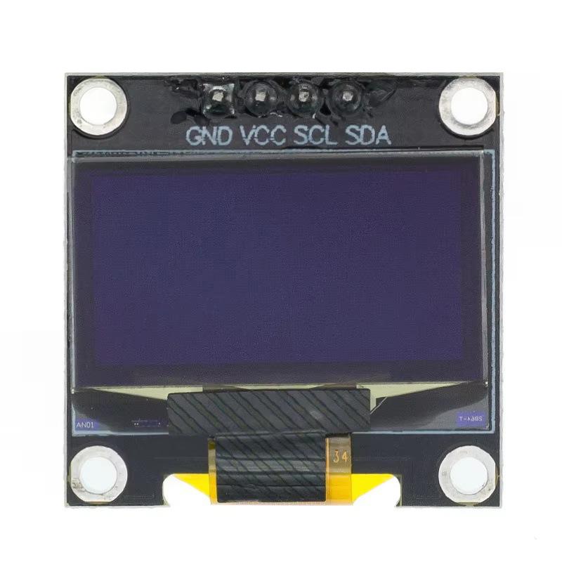 0,96-дюймовый OLED-дисплейный модуль I2C Iic Серийный Белый экран 128x64 Драйверная плата Ssd1306 Совместим с Esp32 Stm32