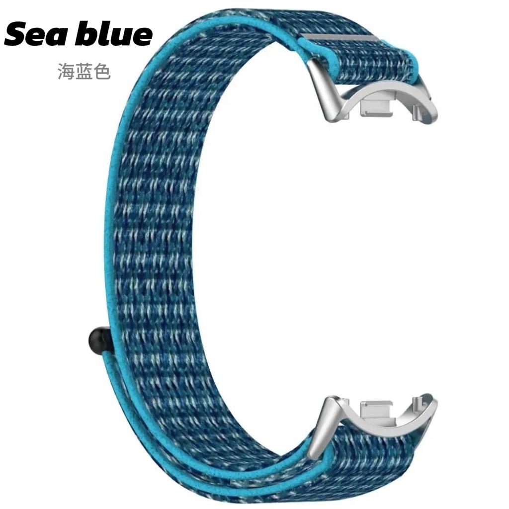 Нейлоновый ремешок-петля для браслета Xiaomi Smart Band 8, регулируемый эластичный браслет, ремешок для часов Mi Band 8, аксессуары