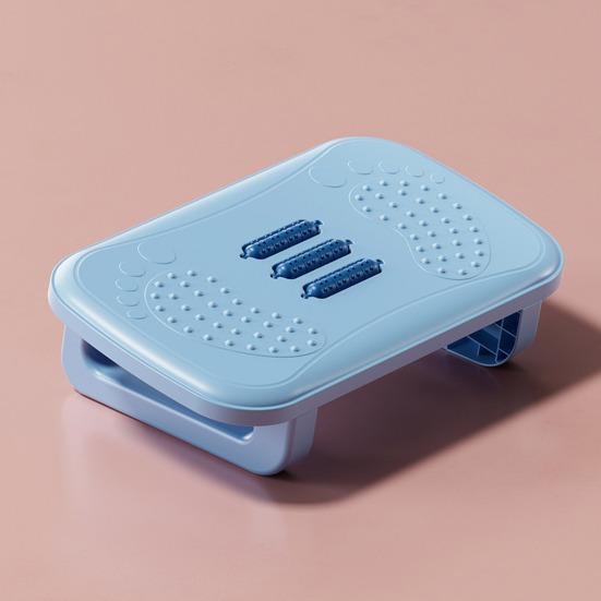 Подставка для ног под стол с массажным роликом, прочная, портативная, для мужчин и женщин, для снятия боли в ногах, эргономичная, для домашнего офиса, для работы, качающаяся табуретка