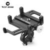 WEST BIKING Bicycle Mobile Phone Holder 360° Rotatable Aluminum Alloy Phone Holder Five Claws Adjustable MTB Road Bike Bracket 1