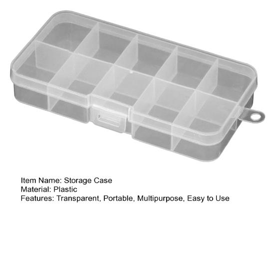 Ящик для хранения рыболовных принадлежностей, органайзер для приманок и приманок с 10 отделениями, большая вместимость