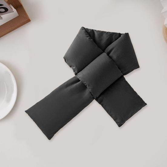 Пуховый шарф Легкий Теплый Зимний Дизайн Крест Однотонный Шарф Дожде- Снегозащитный