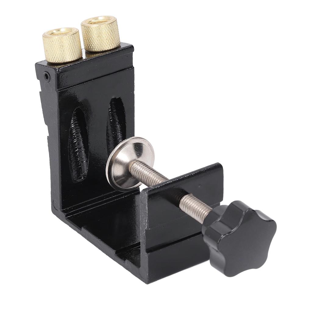 Черный наклонный позиционер для сверления отверстий из алюминиевого сплава, мини-набор кондукторов для потайных отверстий для DIY-проектов